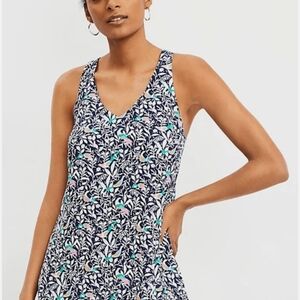 LOFT Multicolor Floral Pattern Fabric